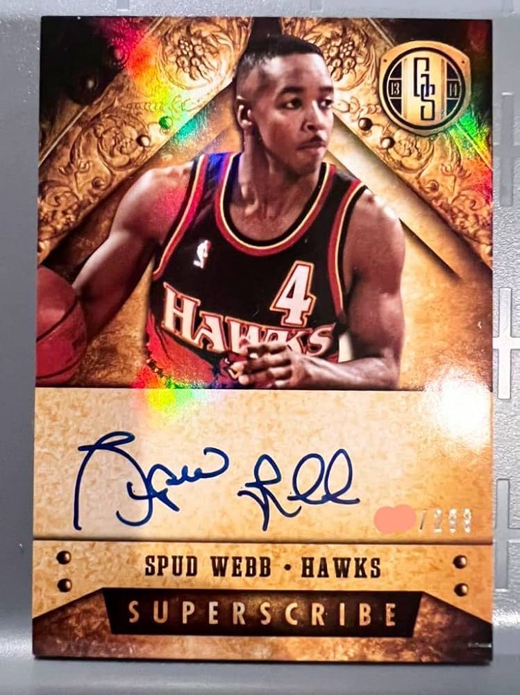 Amazon.co.jp: 最高級直書299 Auto 13 Panini Gold Spud Webb